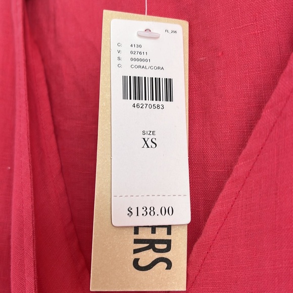 Brand: Anthropolgie Style: Coral wrap dress Size: XS - Picture 4 of 4